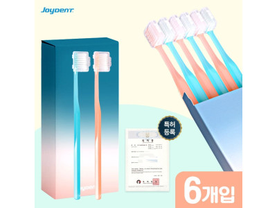 조이덴트 비비칫솔(엠보싱모) 6개입