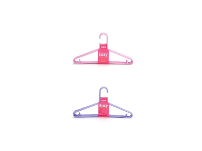 코멕스 이지 옷걸이 5PCS 색상랜덤(분홍/보라)