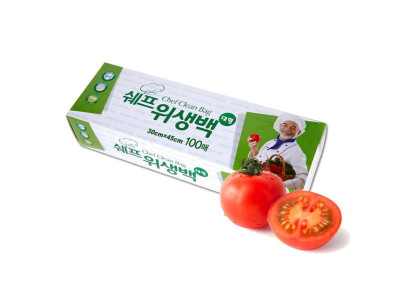 쉐프 위생백 대형 30x45 100매 롤팩 위생롤백 봉투