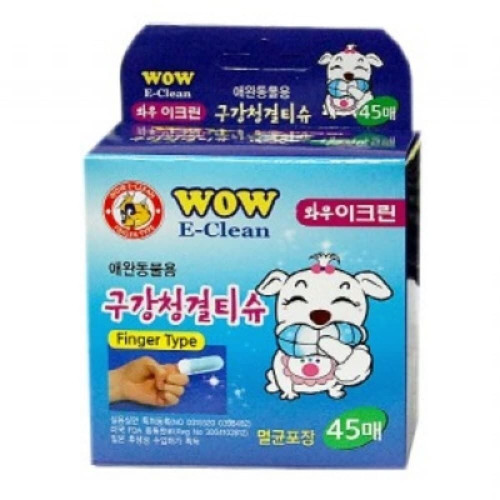 와우 이크린 구강청결티슈 45매