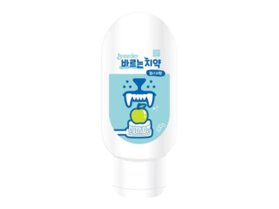 브리더 바르는치약 청사과향 100g