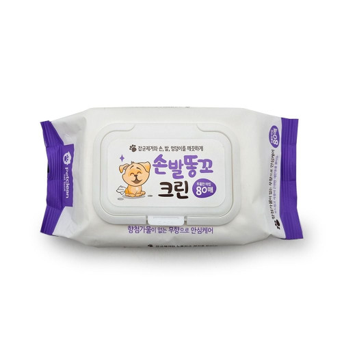 애견물티슈80매캡_손발똥꼬크린_7752