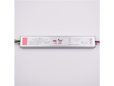 국산 SMPS 슬림 방수형 안정기 60W DC12V 울빛