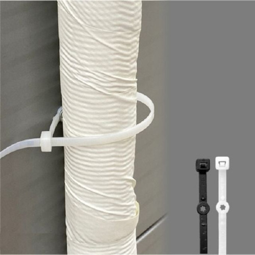 케이블타이 270mm 백색 TM-270B B타입 소포장 100개