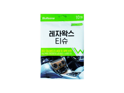 불스원 레자 왁스 티슈 10매입