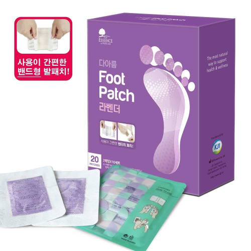 국산 건강 발패치 에센스네이쳐 라벤더 밴드형 20매