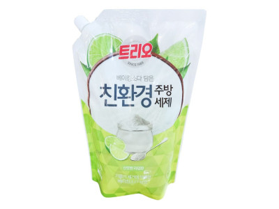 트리오 베이킹소다 담은 라임향 주방세제 리필 1.2L