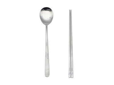 대명 나뭇잎볼 수저세트 1P