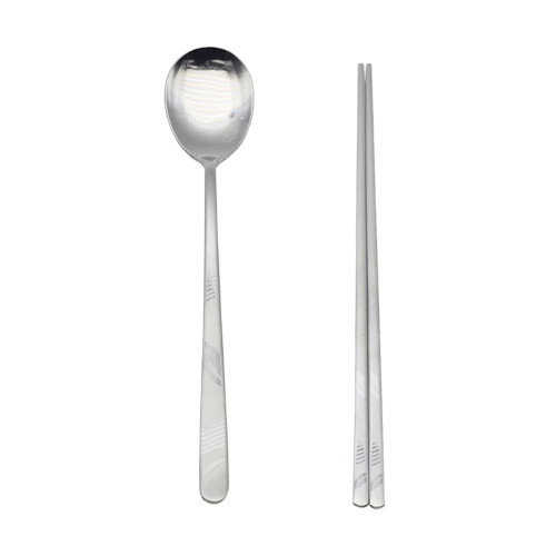 대명 나뭇잎볼 수저세트 1P