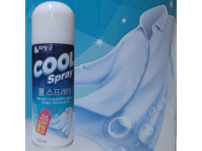 리빙굿 의류 쿨스프레이220ml 운동전후 취침전 청량감