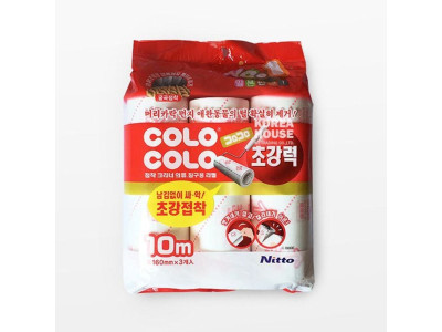테이프 크리너 초강력 리필 3개입 1P 털제거 돌돌이