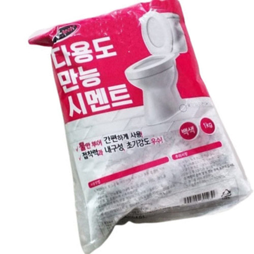 브이텍 다용도 만능 시멘트(백색)1kg