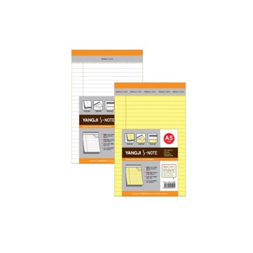 양지)S노트(A5/50매/옐로우/D1218030301)