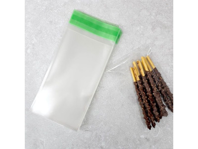 opp 접착식 투명 쿠키 포장 비닐 10cmx18cm 50매