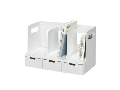 SYSMAX 올리오 책꽂이3단 WH 32000 화이트 280838