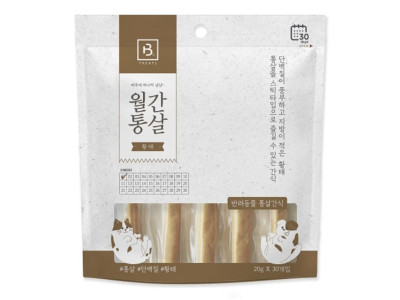 고양이 월간통살 황태 20g 30개입 강아지 스틱 간식