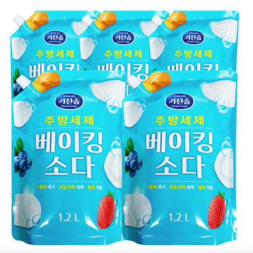 무궁화/베이킹주방세제 리필 1.2L 5묶음