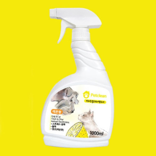펫크린 탈취제 (1000ml/레몬향)