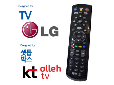 매직on450블랙 LGTV KT올레 셋톱박스 통합리모컨