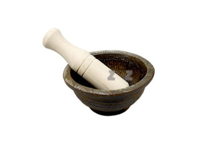 도자기 절구 - 중 (약12.5cm) 깨절구공이 분청분마기