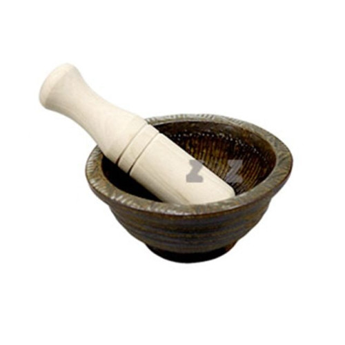도자기 절구 - 중 (약12.5cm) 깨절구공이 분청분마기