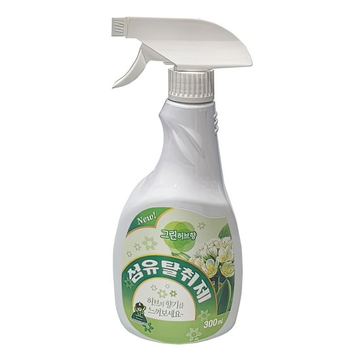 섬유탈취제 옷 침구 냄새 제거 그린허브향 300ml 담배 향수 스프레이 룸