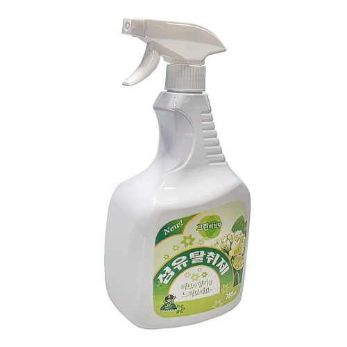 섬유탈취제 옷 침구 냄새 제거 그린허브향 750ml 음식 냄세 코트 룸 교복