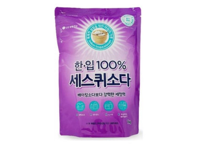한입 100프로 세스퀴소다 강력세정력 세탁 청소 세제