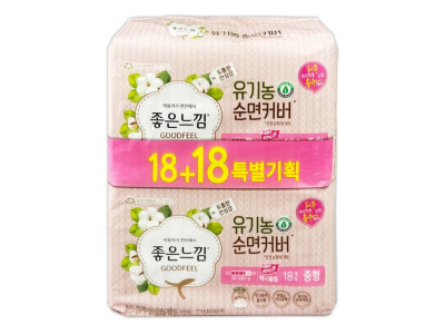 좋은느낌 유기농 생리대(중형) 18EAX2P