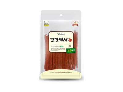 건강백서 애견간식 야들한 닭고기스틱 120g 칭찬 훈련
