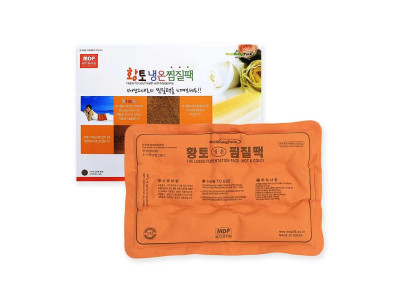 MDP 냉온 찜질 2중 면 황토팩 전자레인지 황토젤 국산