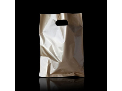 질긴 골드 PE 펀칭 팬시봉투 쇼핑백 60X70cm 50매