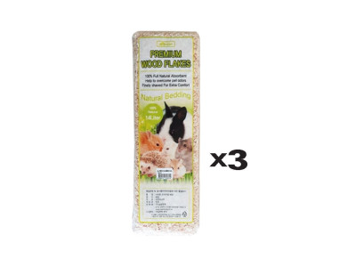 햄스터 톱밥 소나무 베딩 14L X3 깔짚 바닥재 침대