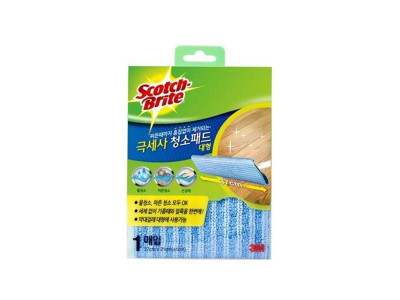 3M 스카치브라이트 극세사 청소포 리필 대형 1매 4269