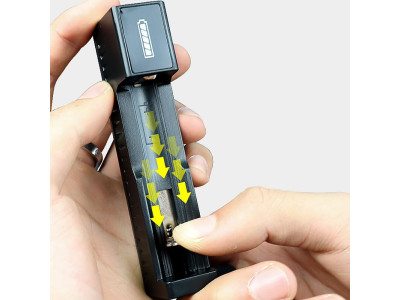 리튬이온 배터리 충전기 USB 1구용 밧데리 18650 1634