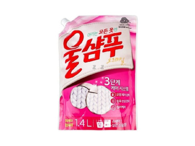 울샴푸 겸용 세탁세제 리필용 1.4L 오리지널 액체세제