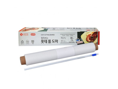 롯데 잘라쓰는 일회용 도마 30cmX3m 1P 위생 롤도마