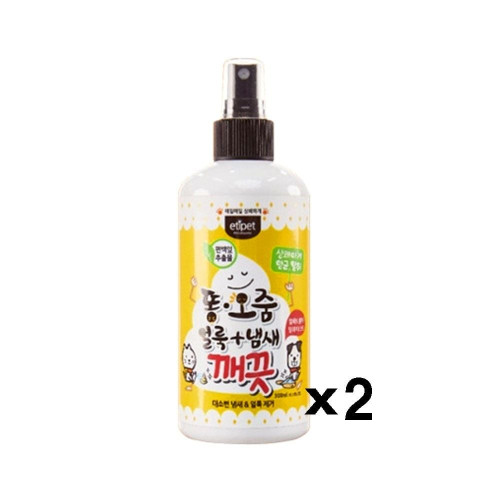 반려동물 탈취미스트 300ml X2 똥오줌 악취제거 항균