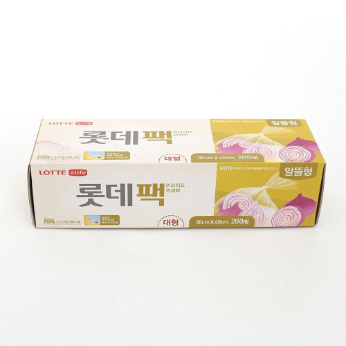 이라이프 알뜰형 위생백 200매입 대형 비닐팩