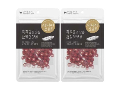 노령견 간식 관절영양롤 100g 2P 반려견 소프트 스낵