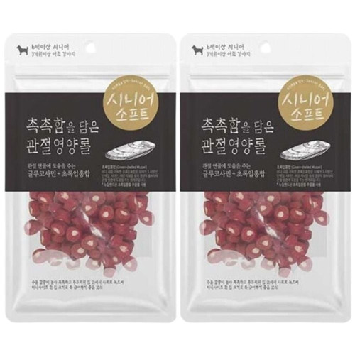 노령견 간식 관절영양롤 100g 2P 반려견 소프트 스낵
