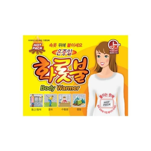 온종일 화롯불 붙이는 핫팩(파스부착형 40g 1개)