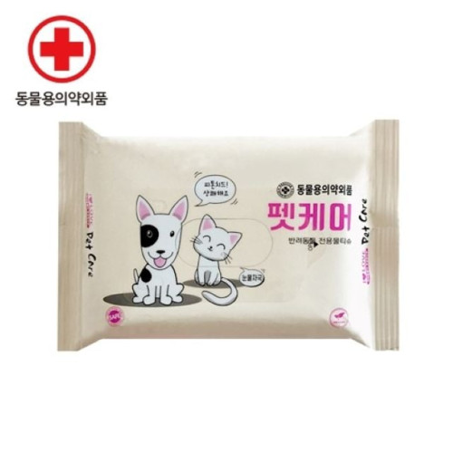 아이러브 펫케어 강아지 물티슈 20매