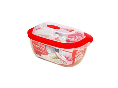 로이첸 전자레인지 용기 직사각 1.45L 1P 음식 데우기