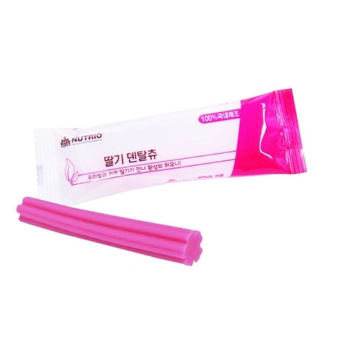애견껌 뉴트리오 덴탈츄 1개 12g 딸기