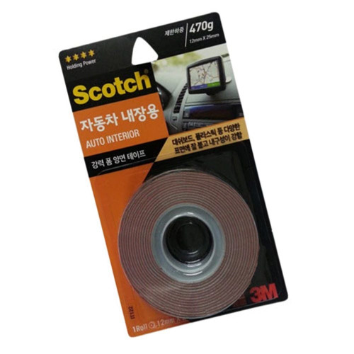 3M 스카치 강력 양면테이프 자동차(내장용)12mmX2M