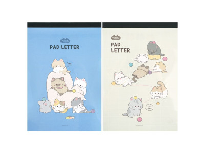 냥냥 패드편지지(2개)