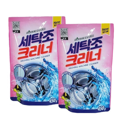 세탁조클리너 450g 2개 세탁기크리너 물때제거 세정제