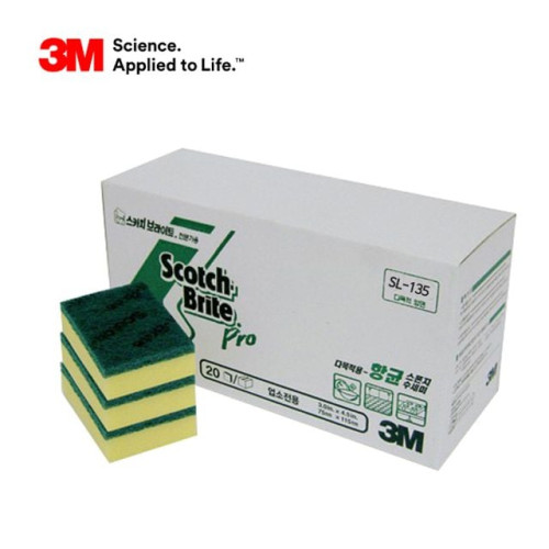 3M 스카치브라이트 SL-135 다목적스펀지수세미 5개입