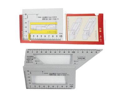 목공자 직각자 삼각자 연기자 DIY 알루미늄 연귀자